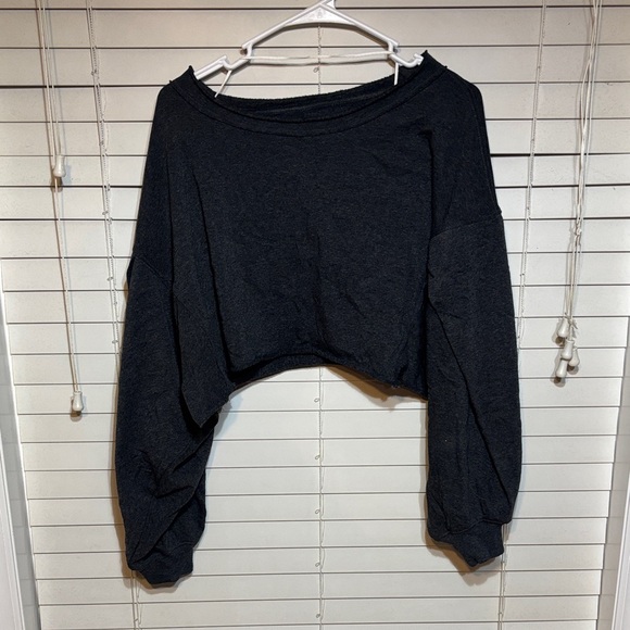 free people movement Tops - FP Movement by Free People Black Cropped Top